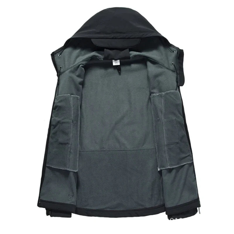 Tom | Veste imperméable homme randonnée avec doublure chaude