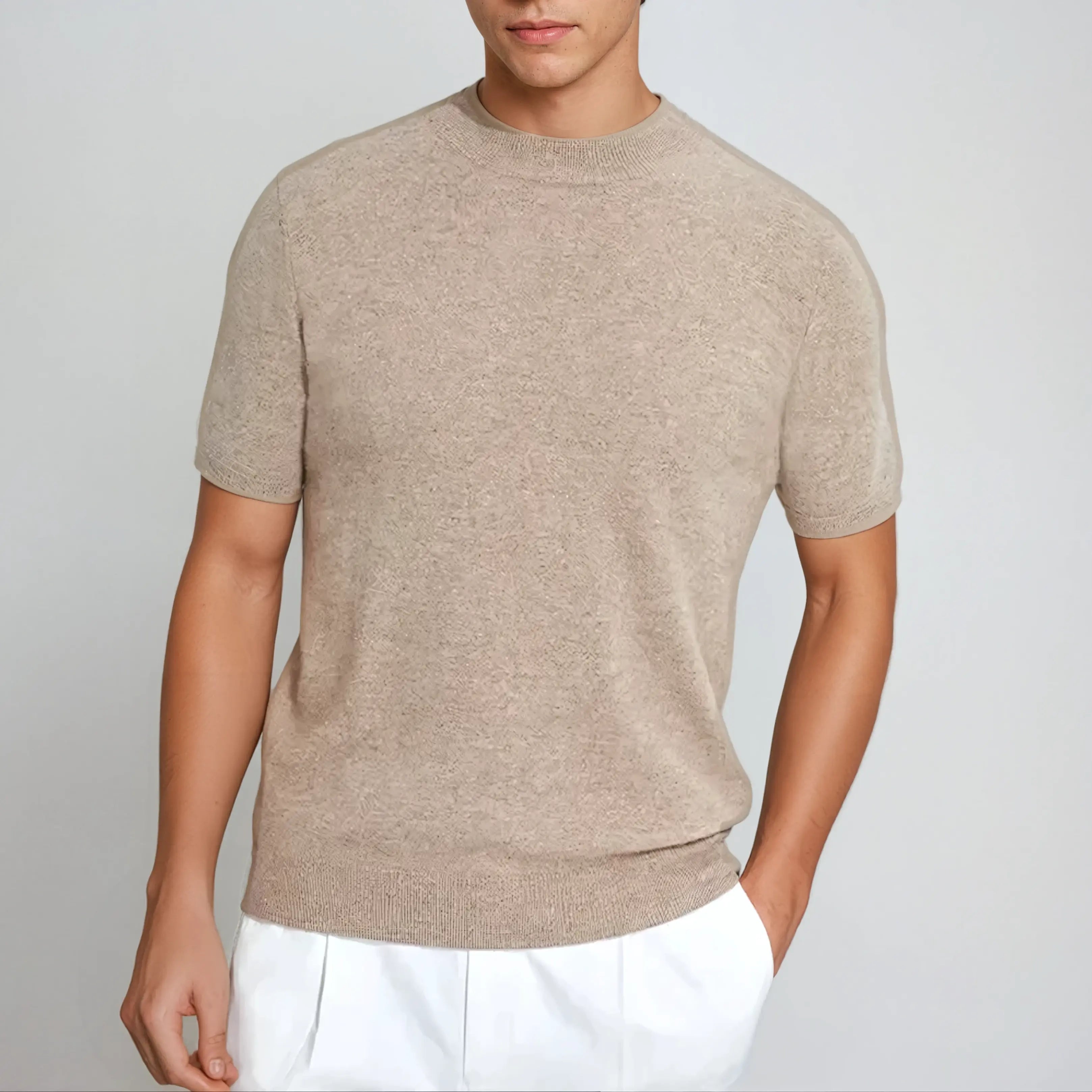 Pull Homme Élégant en Laine Douce