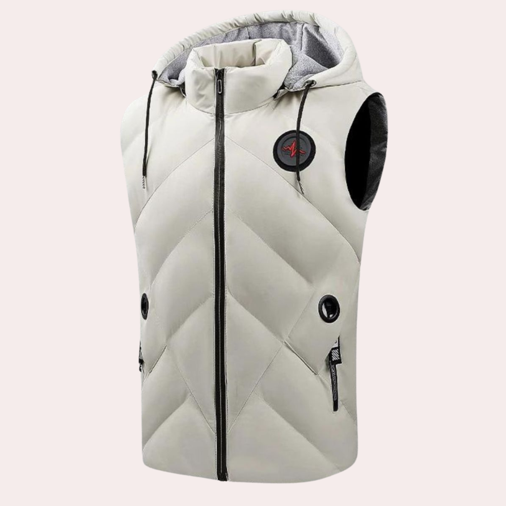 Victor | Gilet chaud à capuche pour hommes