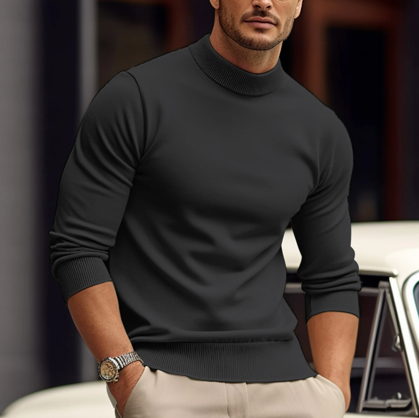 Sacha | Pull en coton doux pour homme
