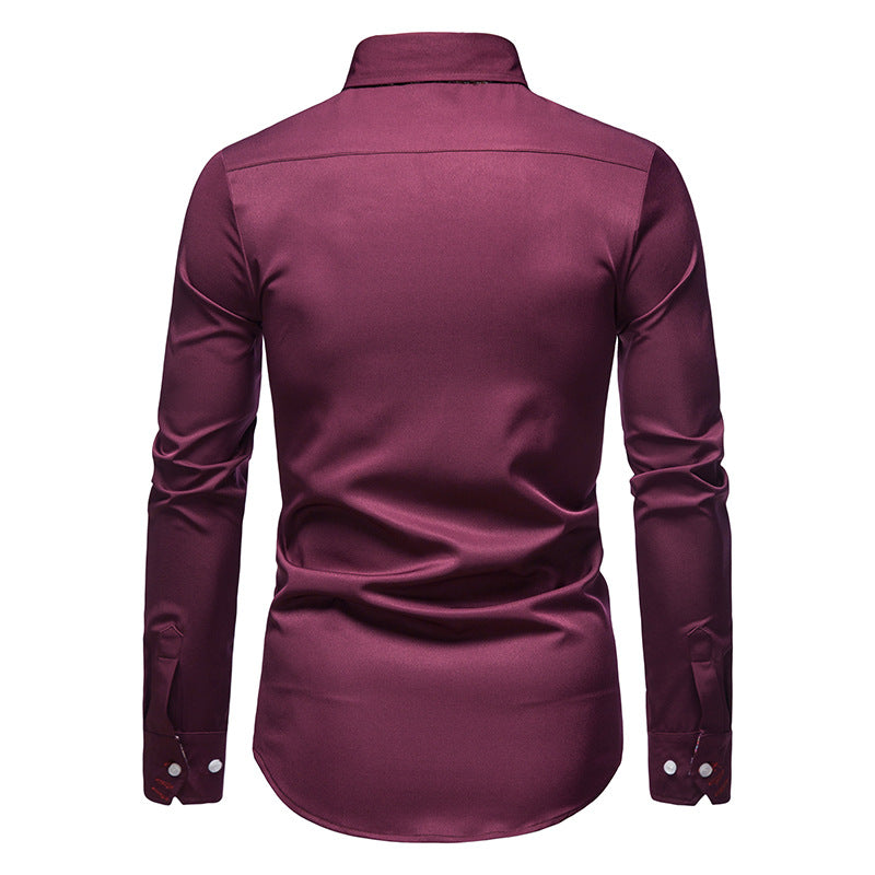 Chemise Élégante Sans Plis