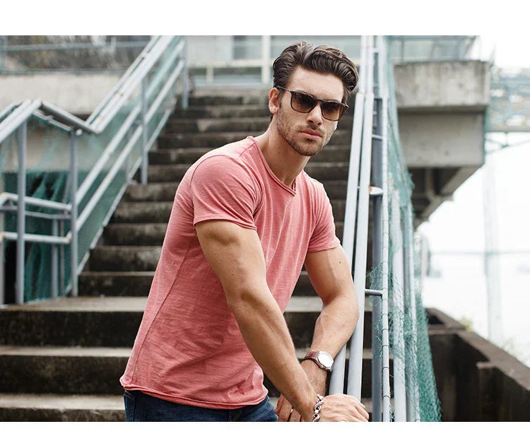 T-shirt Homme Confortable Casual
