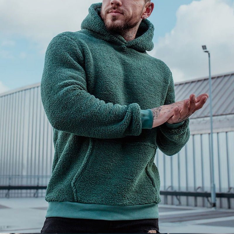 Clément | Sweat à capuche en peluche chaude pour homme