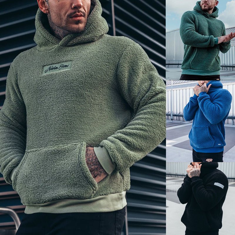 Clément | Sweat à capuche en peluche chaude pour homme