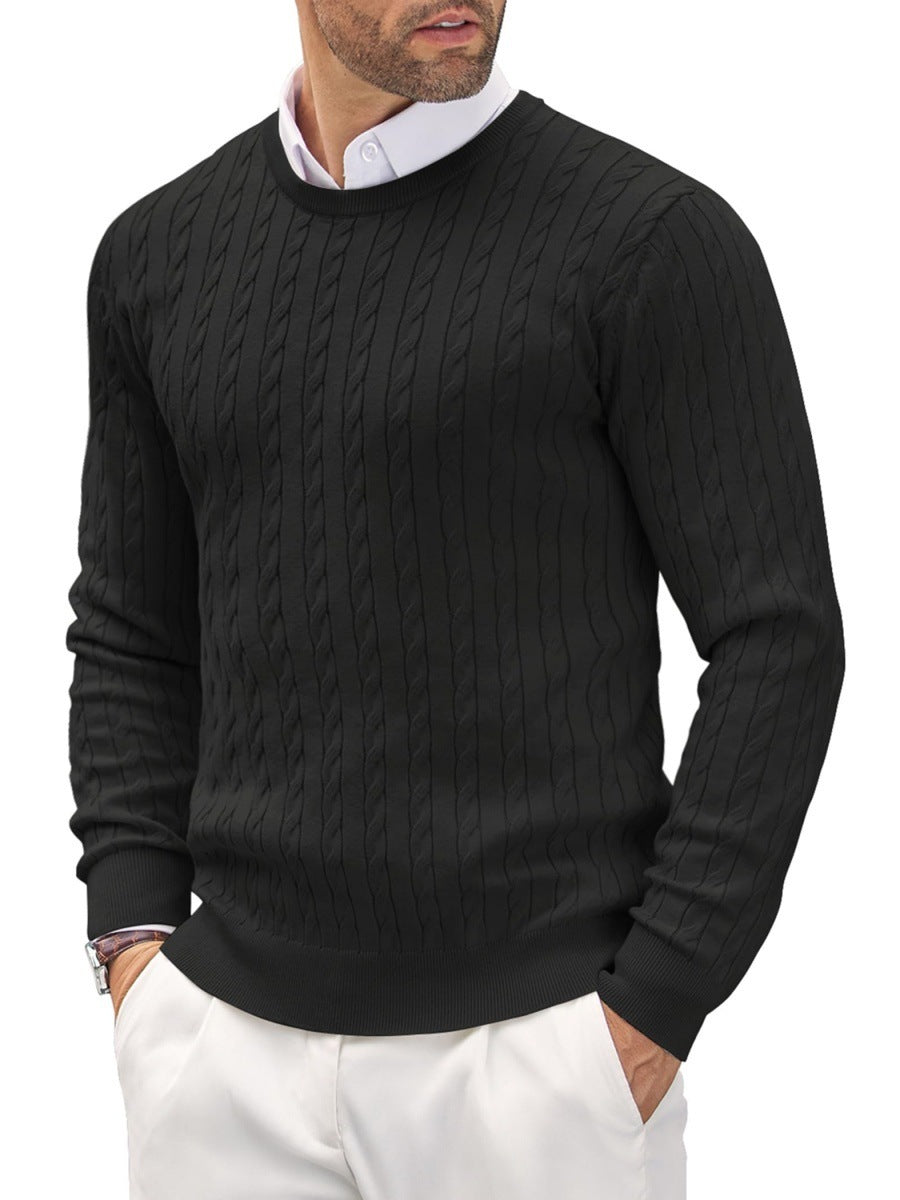 Julien | Pull col rond ajusté pour homme