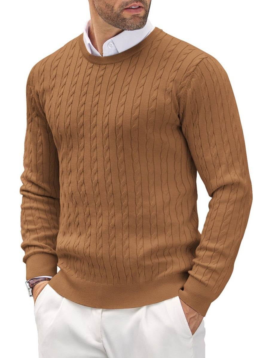 Julien | Pull col rond ajusté pour homme