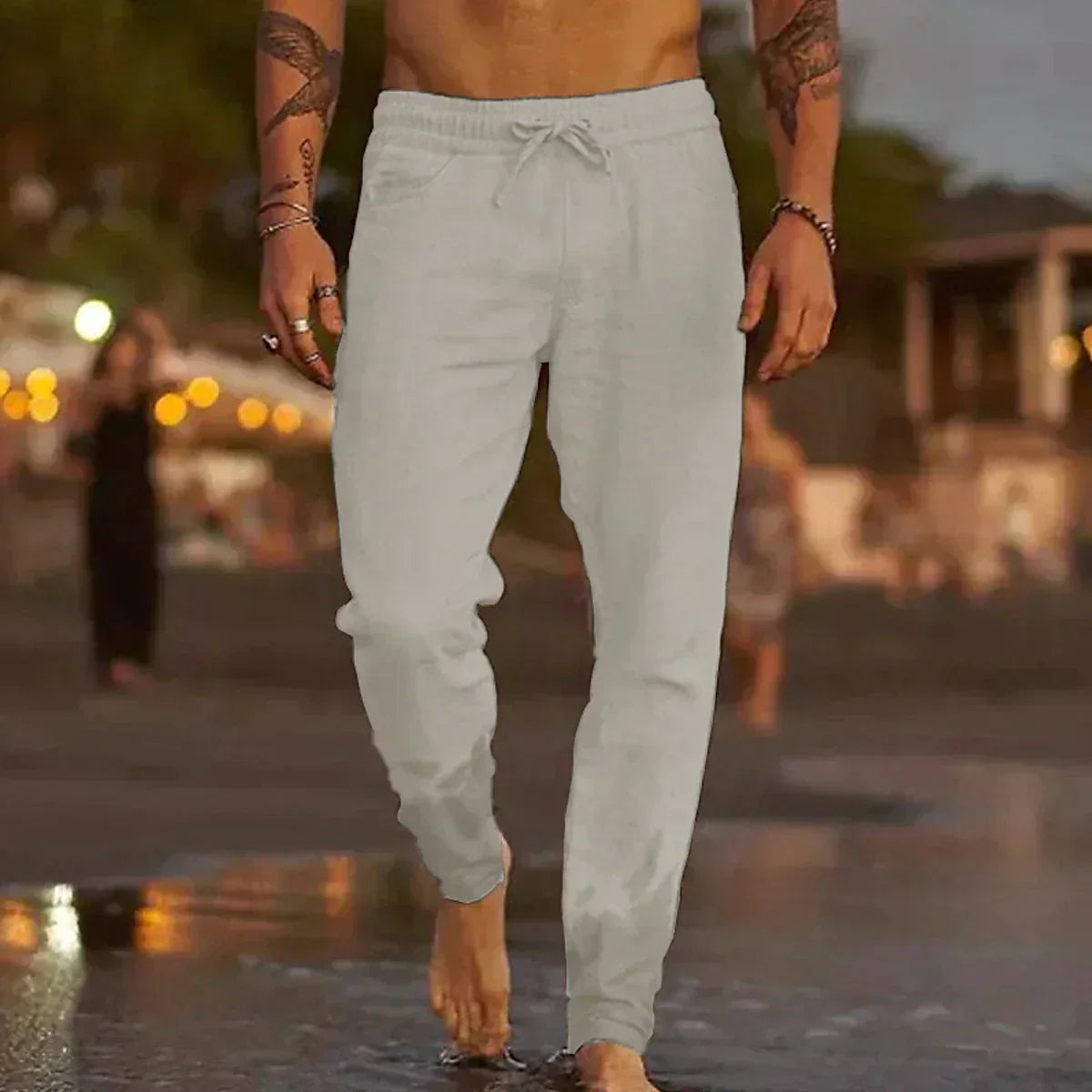 Pantalon Léger et Confortable d'Été