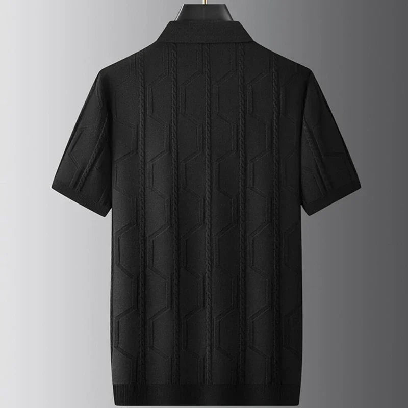 Polo Homme Élégant à Manches Courtes