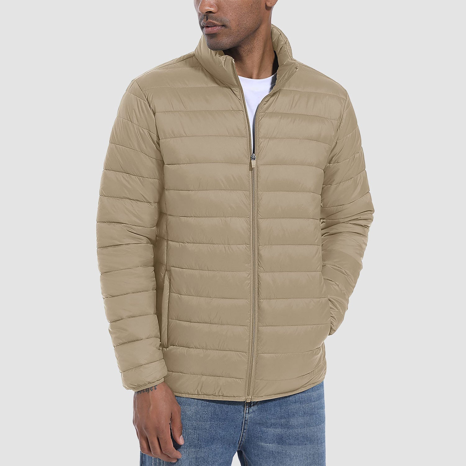 Veste Légère pour Homme, Déperlant, Idéale pour l'Hiver.