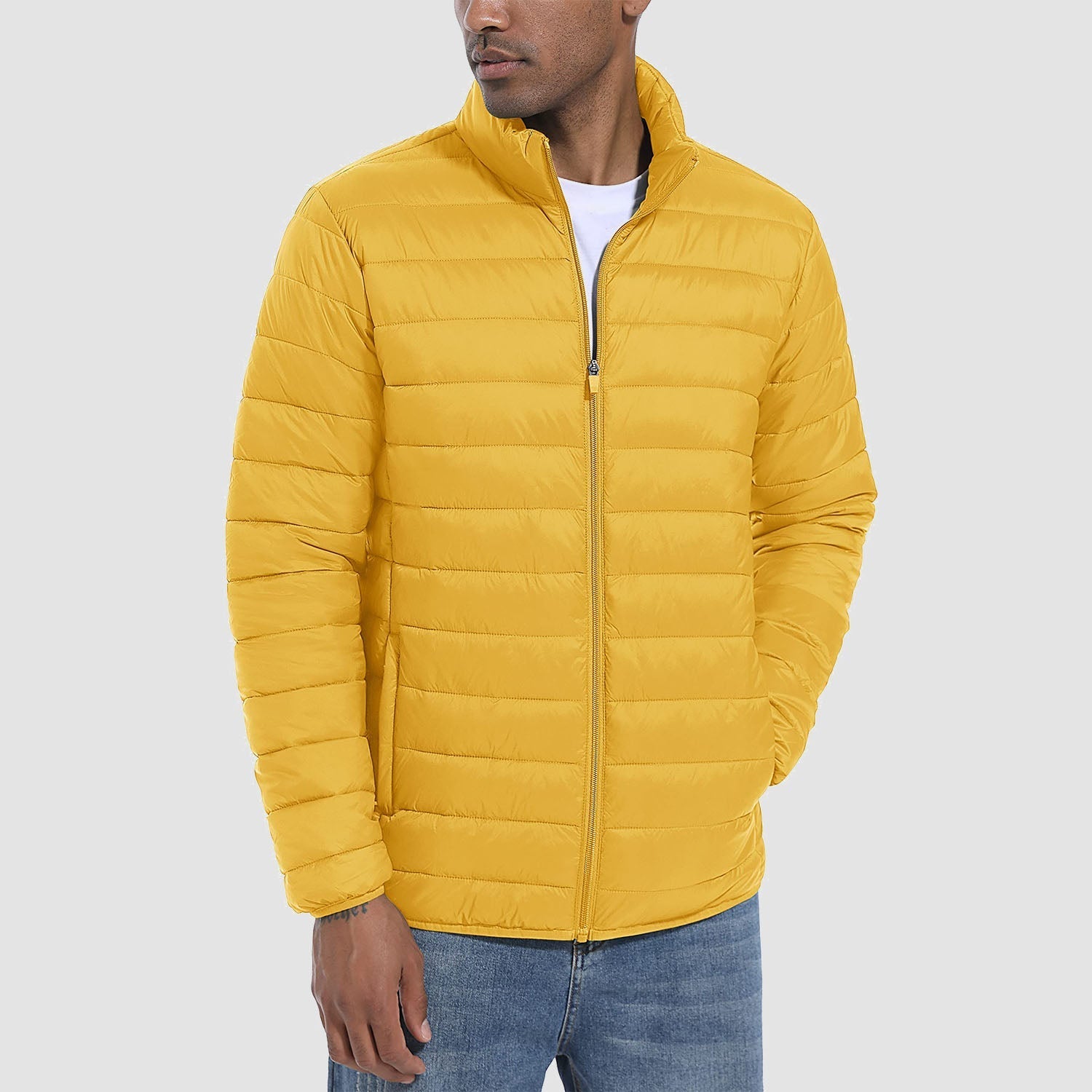 Veste Légère pour Homme, Déperlant, Idéale pour l'Hiver.
