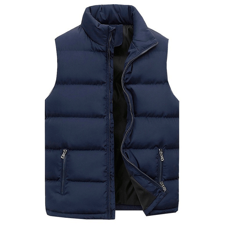 Clément | Gilet d’hiver chaud pour homme avec fermeture éclair