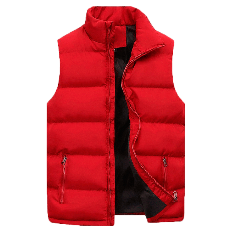 Clément | Gilet d’hiver chaud pour homme avec fermeture éclair