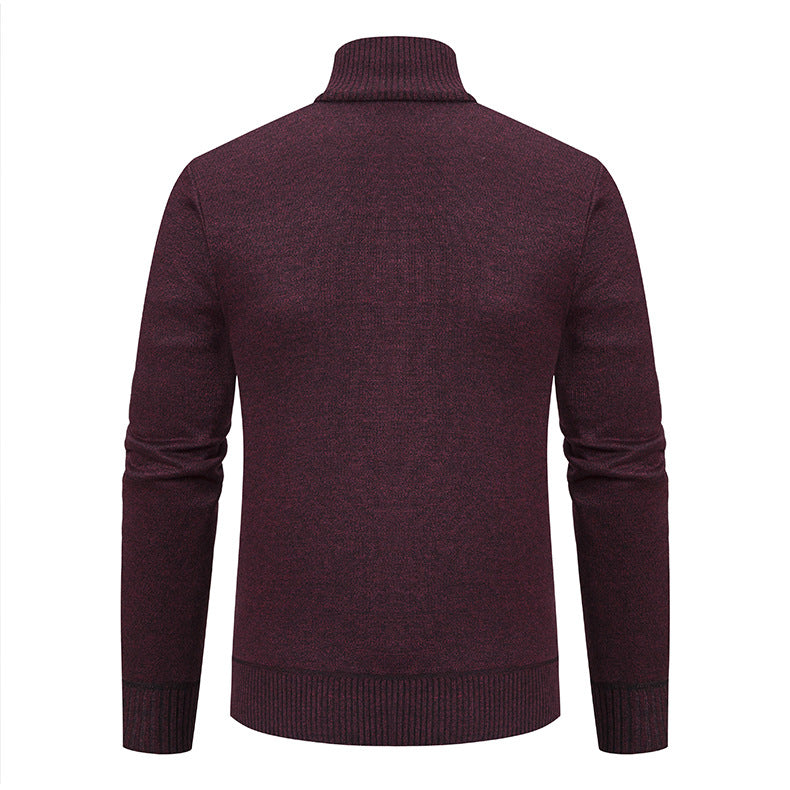 Thomba - Pull pour Homme avec Fermeture Éclair