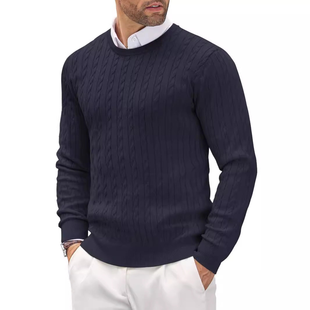 Julien | Pull col rond ajusté pour homme