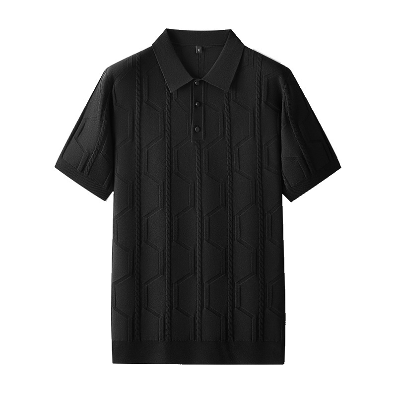 Polo Homme Élégant à Manches Courtes