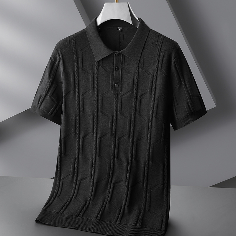 Polo Homme Élégant à Manches Courtes