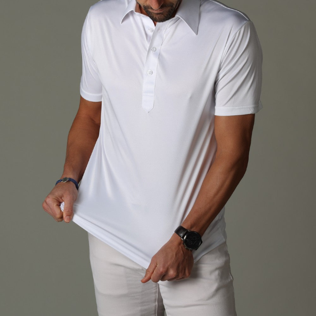Chemise Homme Ajustée Coton Blanc