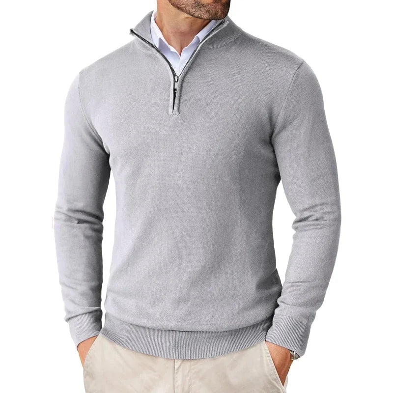 Nolan | Pull en maille zippé élégant pour homme