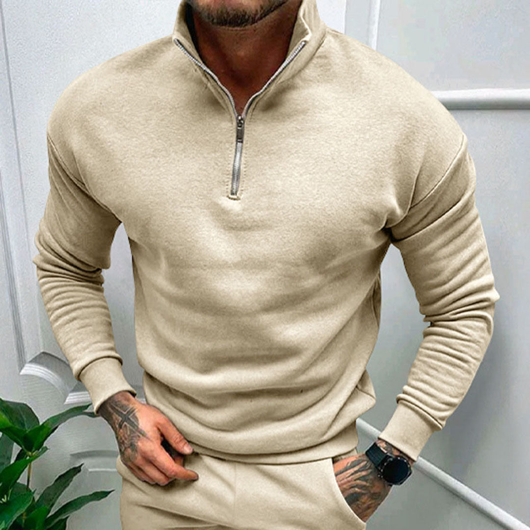 Gabriel | Pull demi-zip élégant pour homme