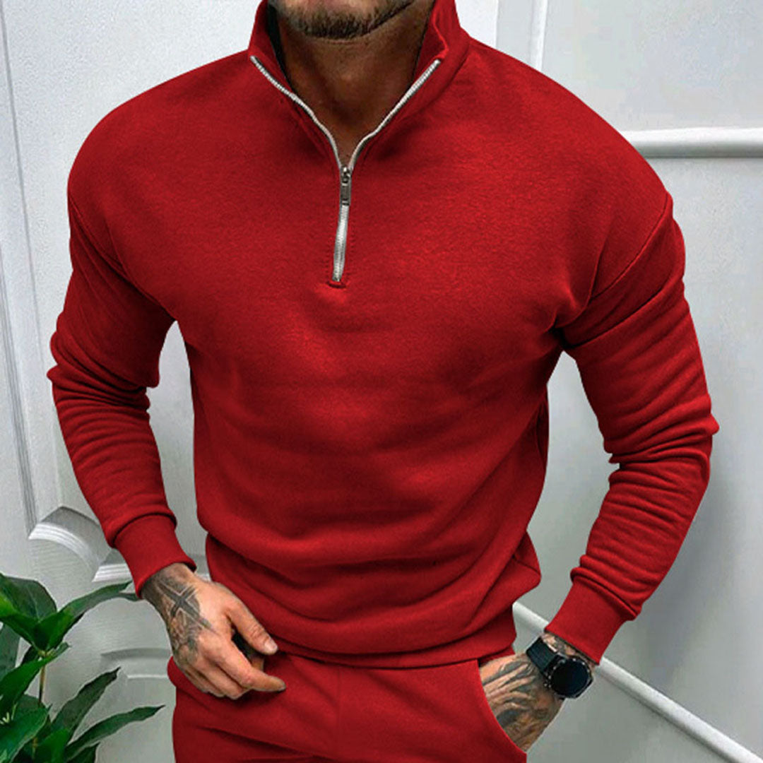 Gabriel | Pull demi-zip élégant pour homme
