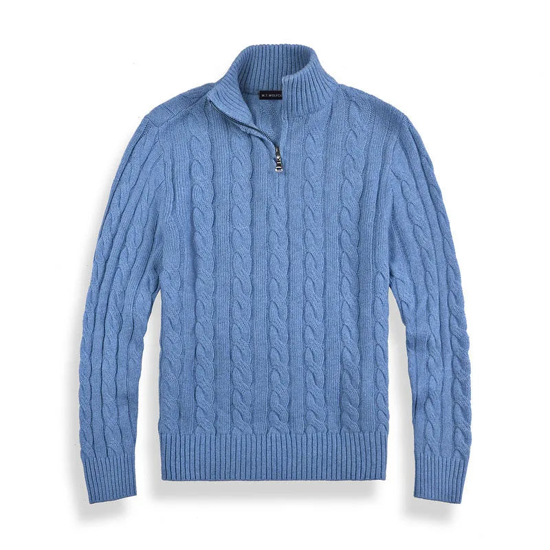 Nathan | Pull demi-zip élégant pour homme