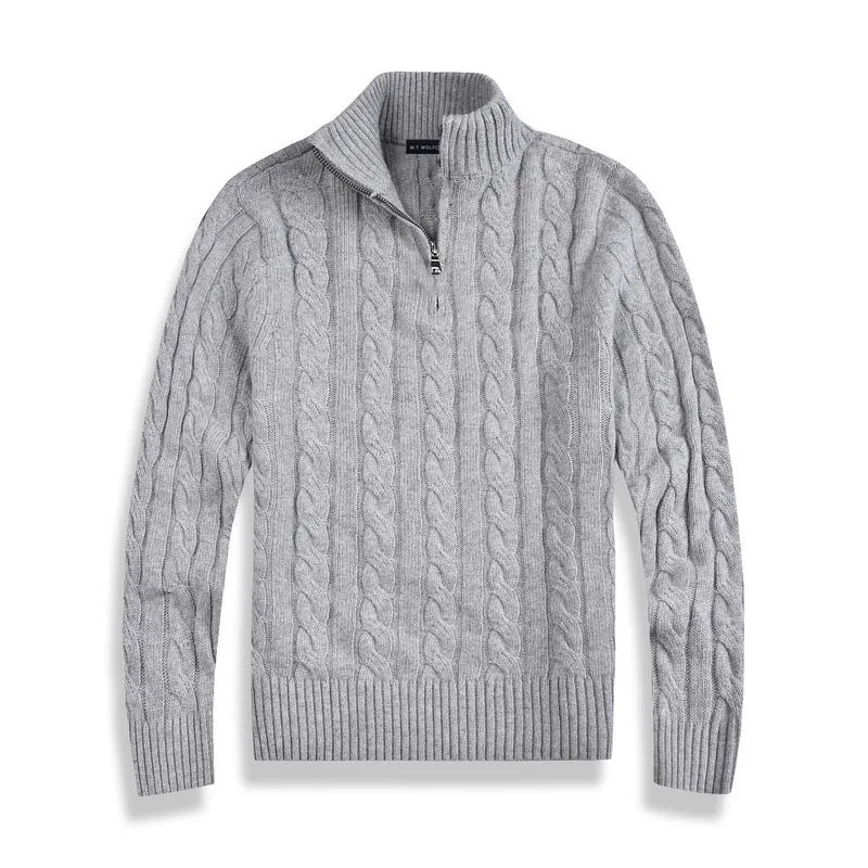 Nathan | Pull demi-zip élégant pour homme