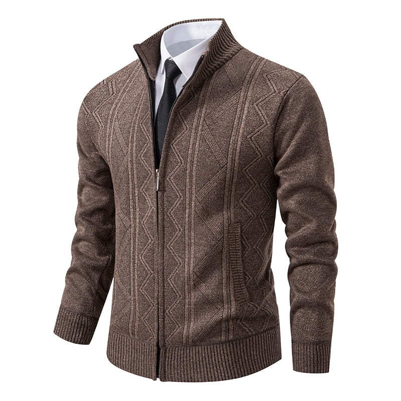 Thomba - Pull pour Homme avec Fermeture Éclair