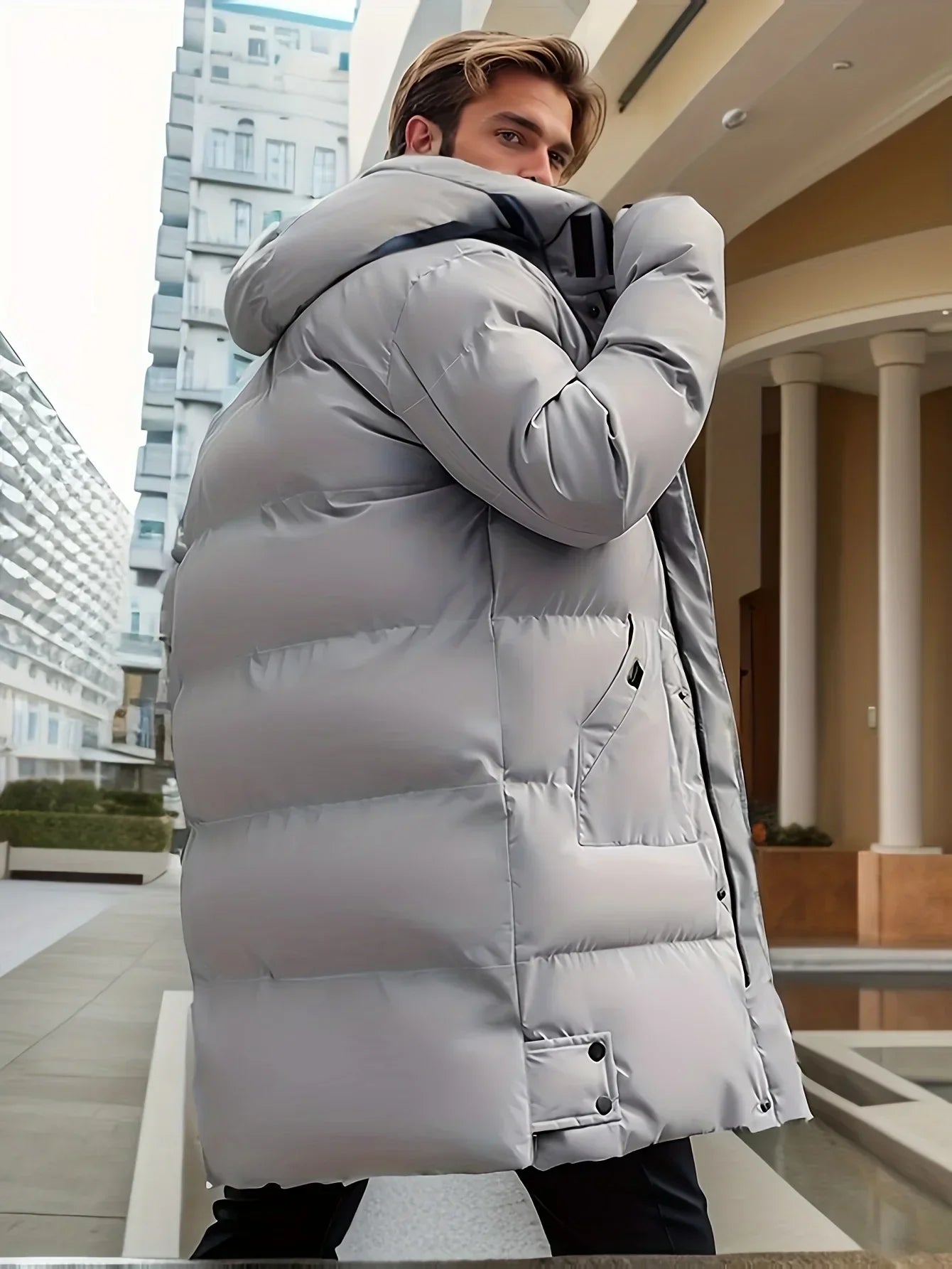 Callahan - Manteau d'Hiver Long pour Hommes