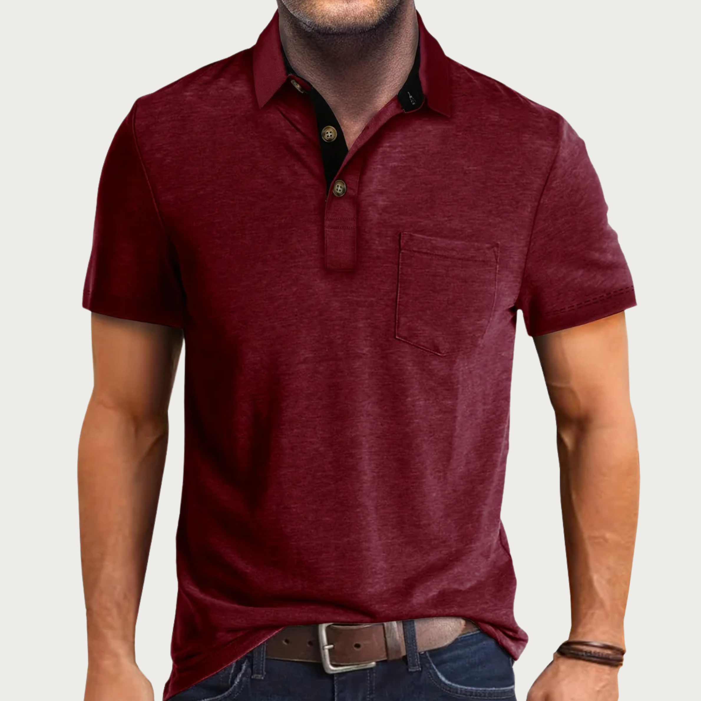 Polo Homme Élégant Classique