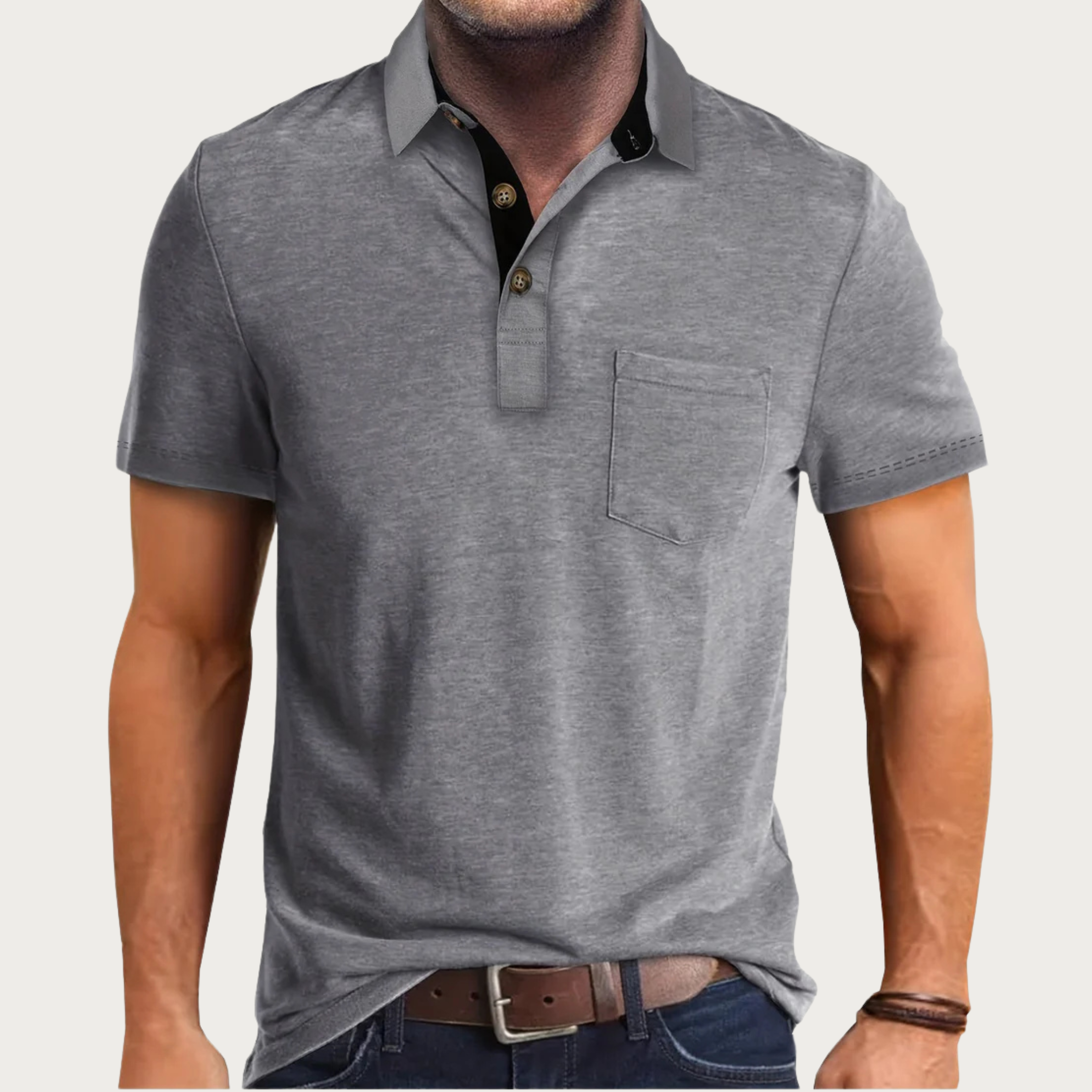 Polo Homme Élégant Classique