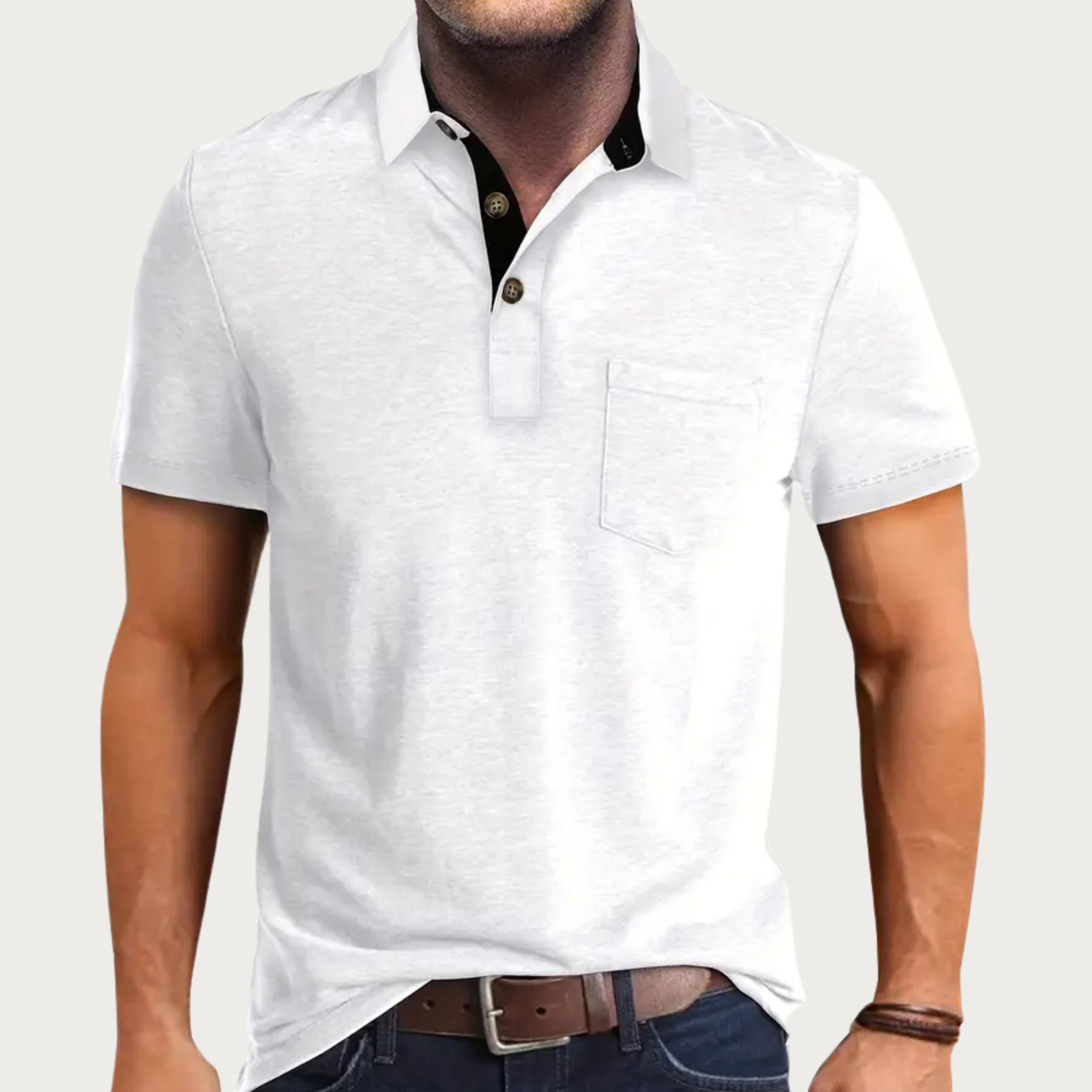 Polo Homme Élégant Classique