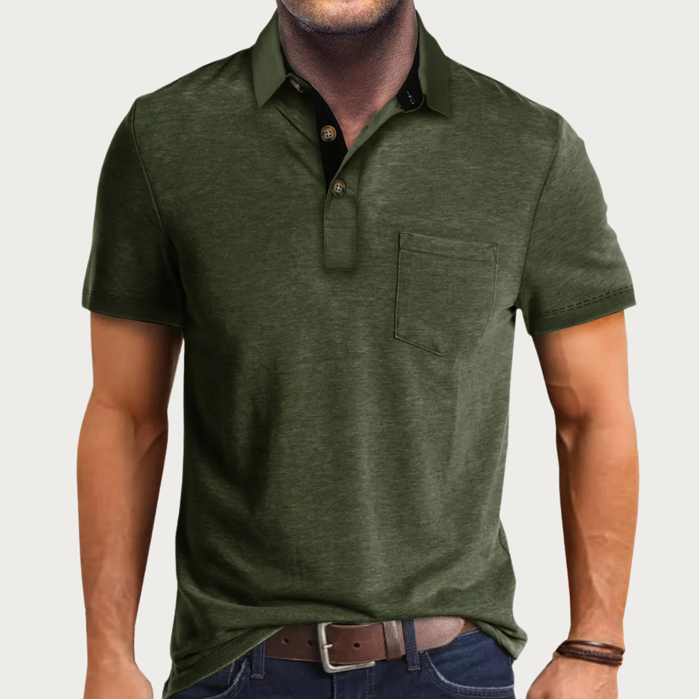 Polo Homme Élégant Classique