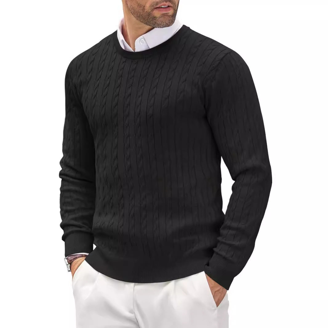 Julien | Pull col rond ajusté pour homme