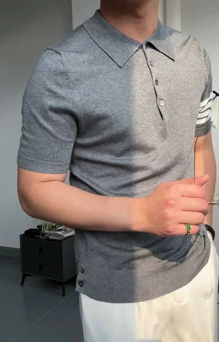 Polo Ajusté Élégant et Décontracté