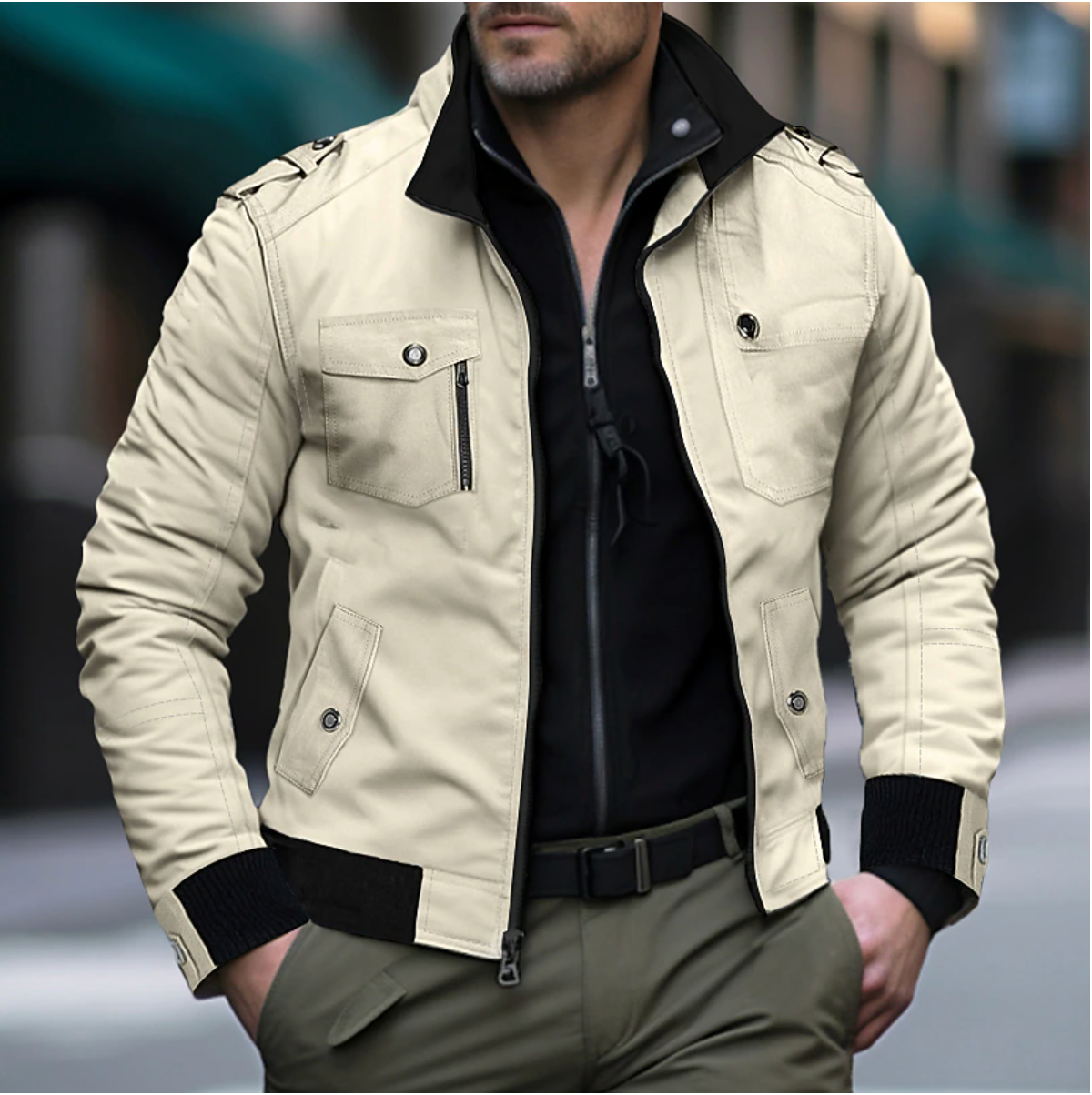 Sean - Veste de Trucker pour l'Automne et l'Hiver