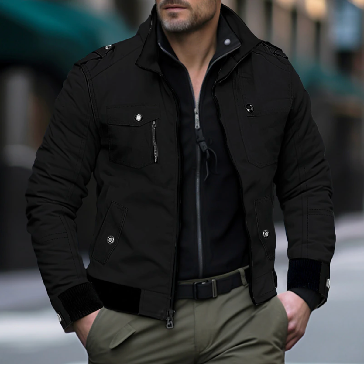 Sean - Veste de Trucker pour l'Automne et l'Hiver