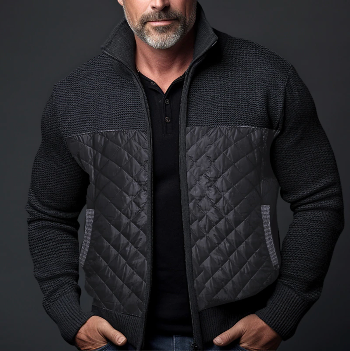 Brandon - Veste Décontractée Automne/Hiver Pour Hommes