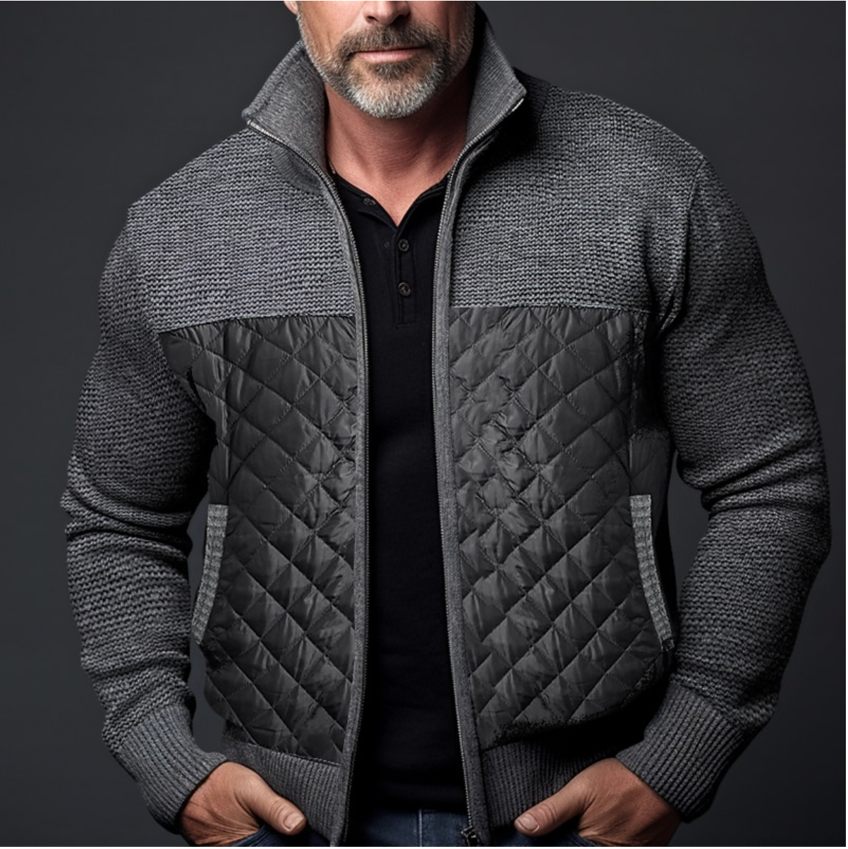 Brandon - Veste Décontractée Automne/Hiver Pour Hommes