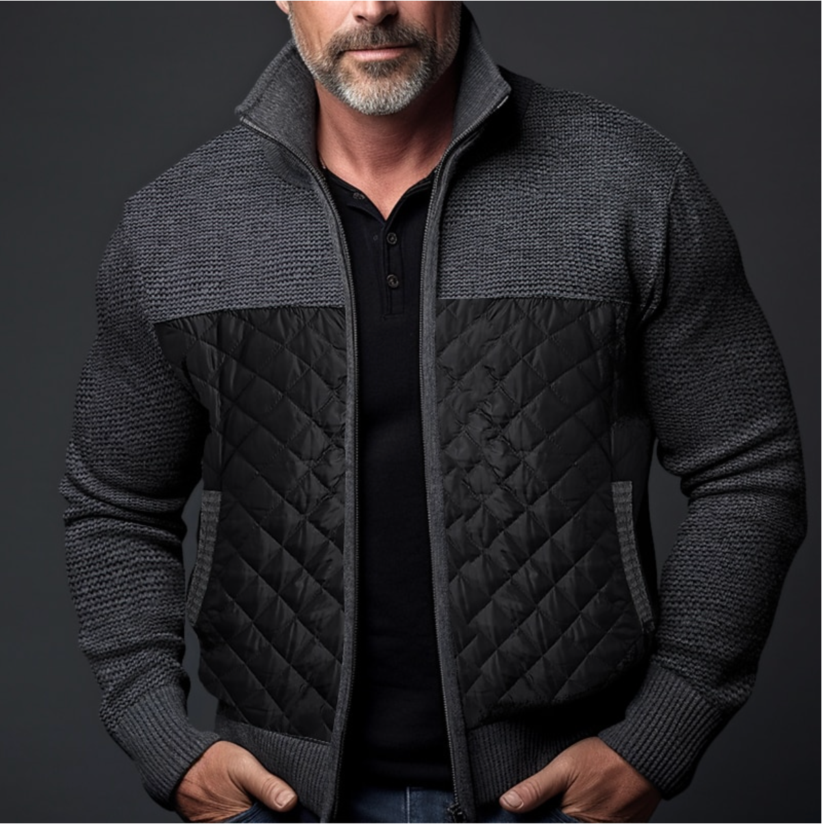 Brandon - Veste Décontractée Automne/Hiver Pour Hommes