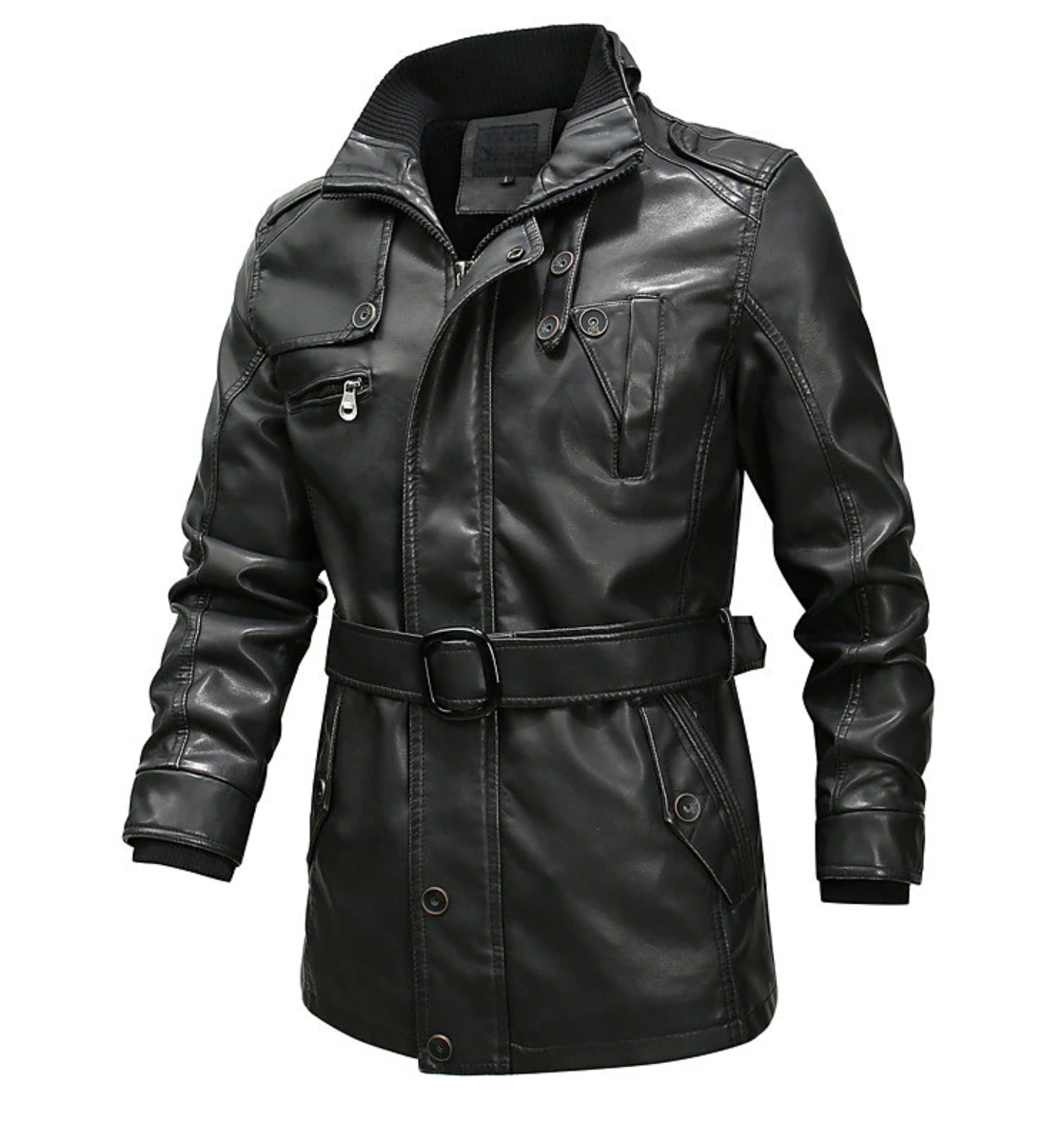 Dave - Élégante Veste en Cuir pour Hommes