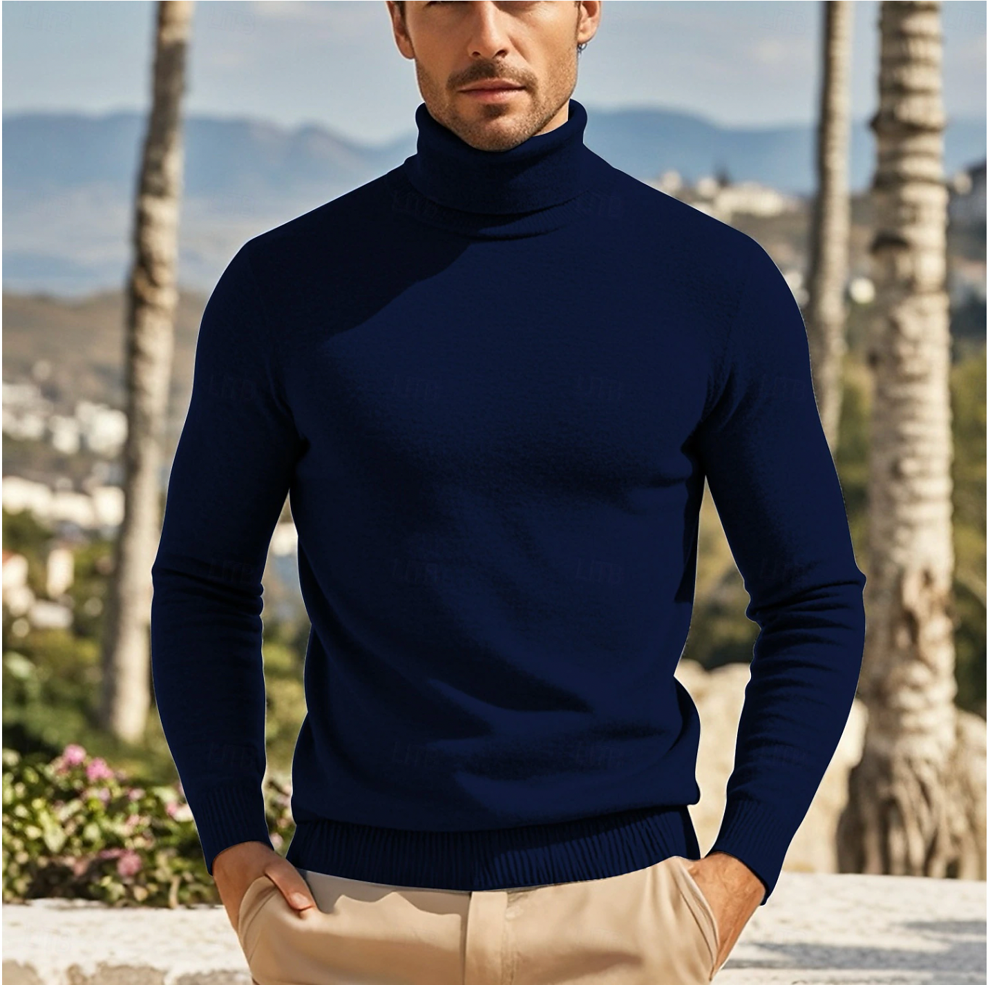 Jason - Pull Col pour Hommes pour l'Automne et l'Hiver