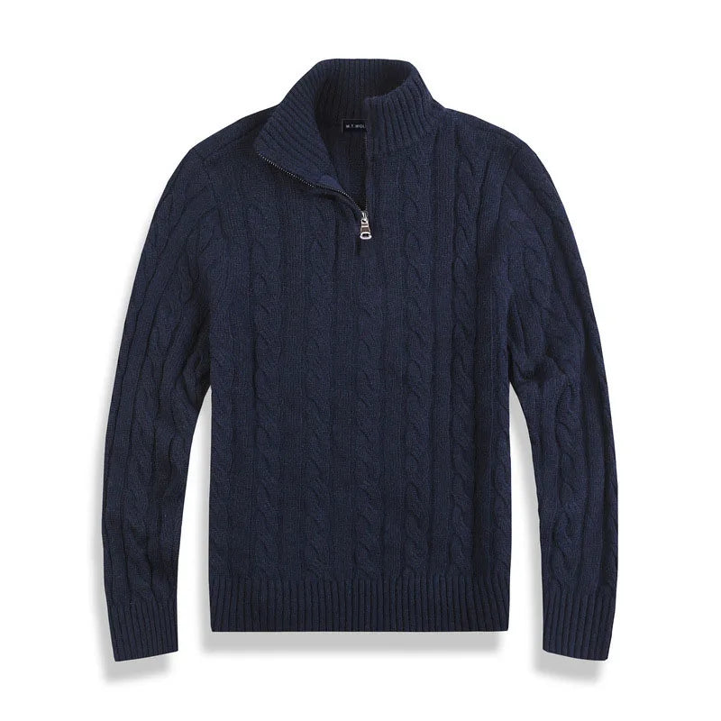 Nathan | Pull demi-zip élégant pour homme
