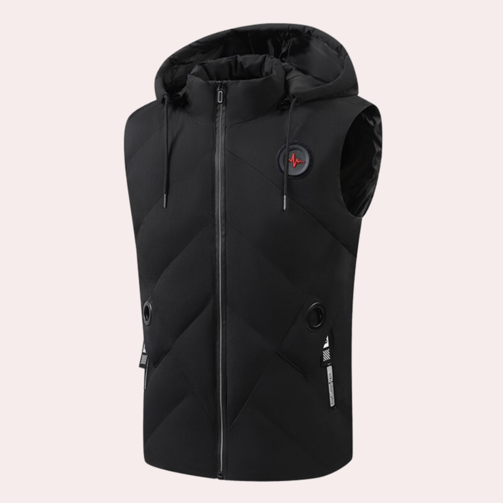 Victor | Gilet chaud à capuche pour hommes