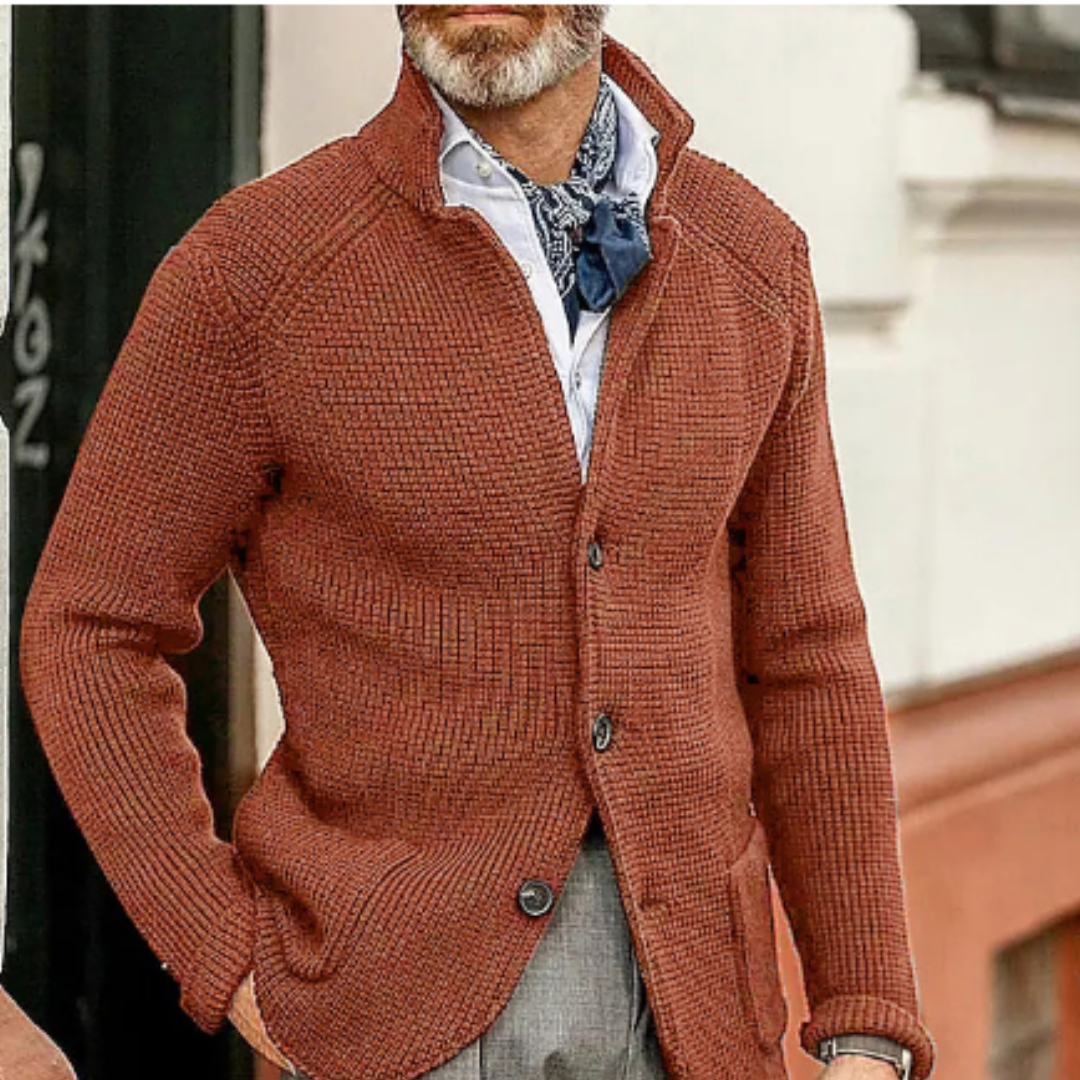 Bastien | Pull chaud à boutons pour homme