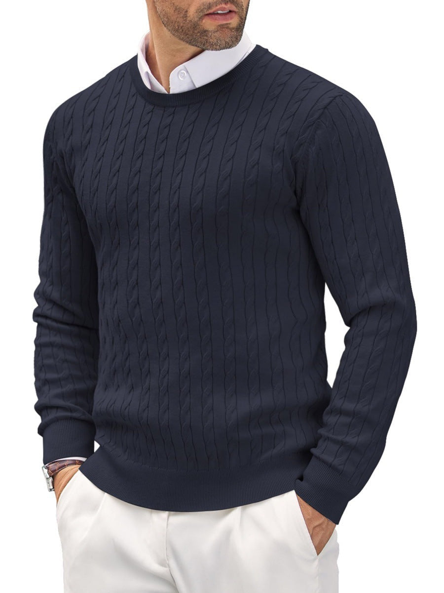Julien | Pull col rond ajusté pour homme