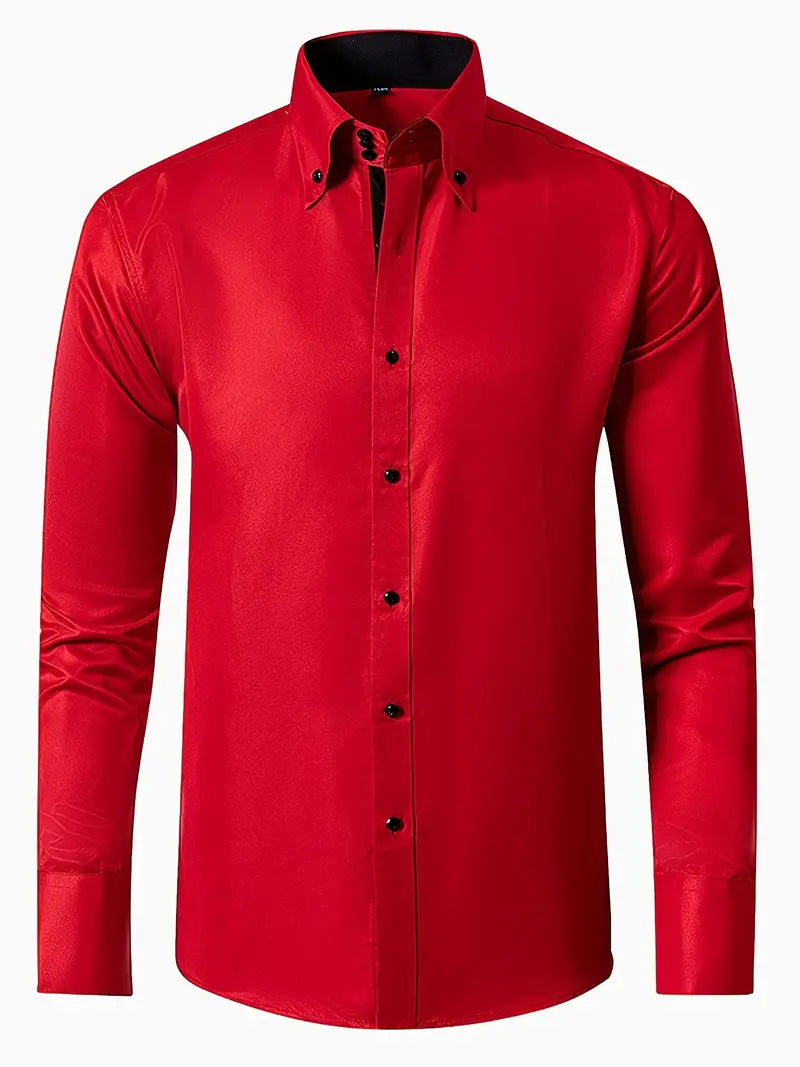 Chemise Élégante à Manches Longues