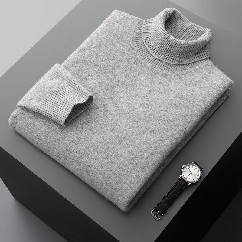 Pull Col Montant en Merino à la Mode