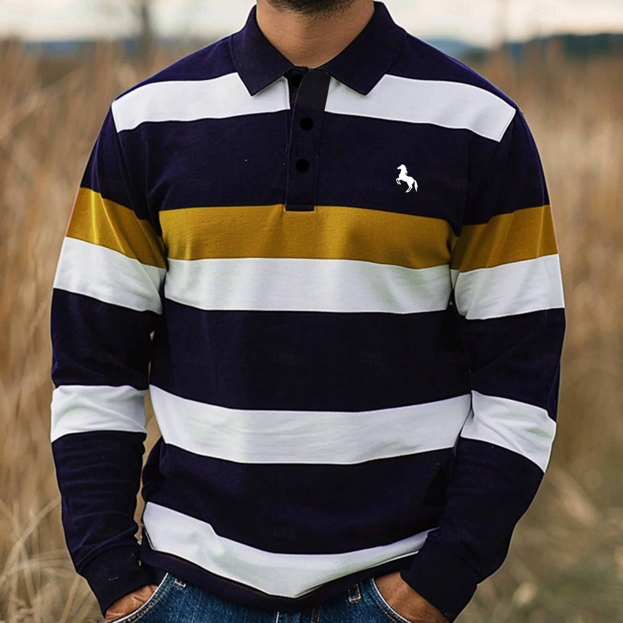 Polo Homme Été Respirant Élégant