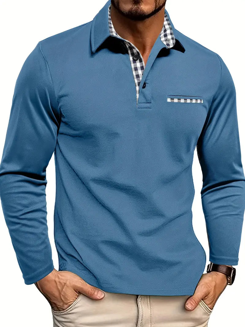 Polo Homme Manches Longues Été
