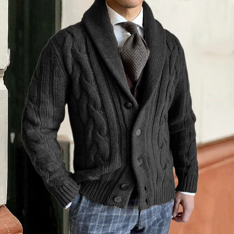 Louis | Cardigan homme tricot boutonné